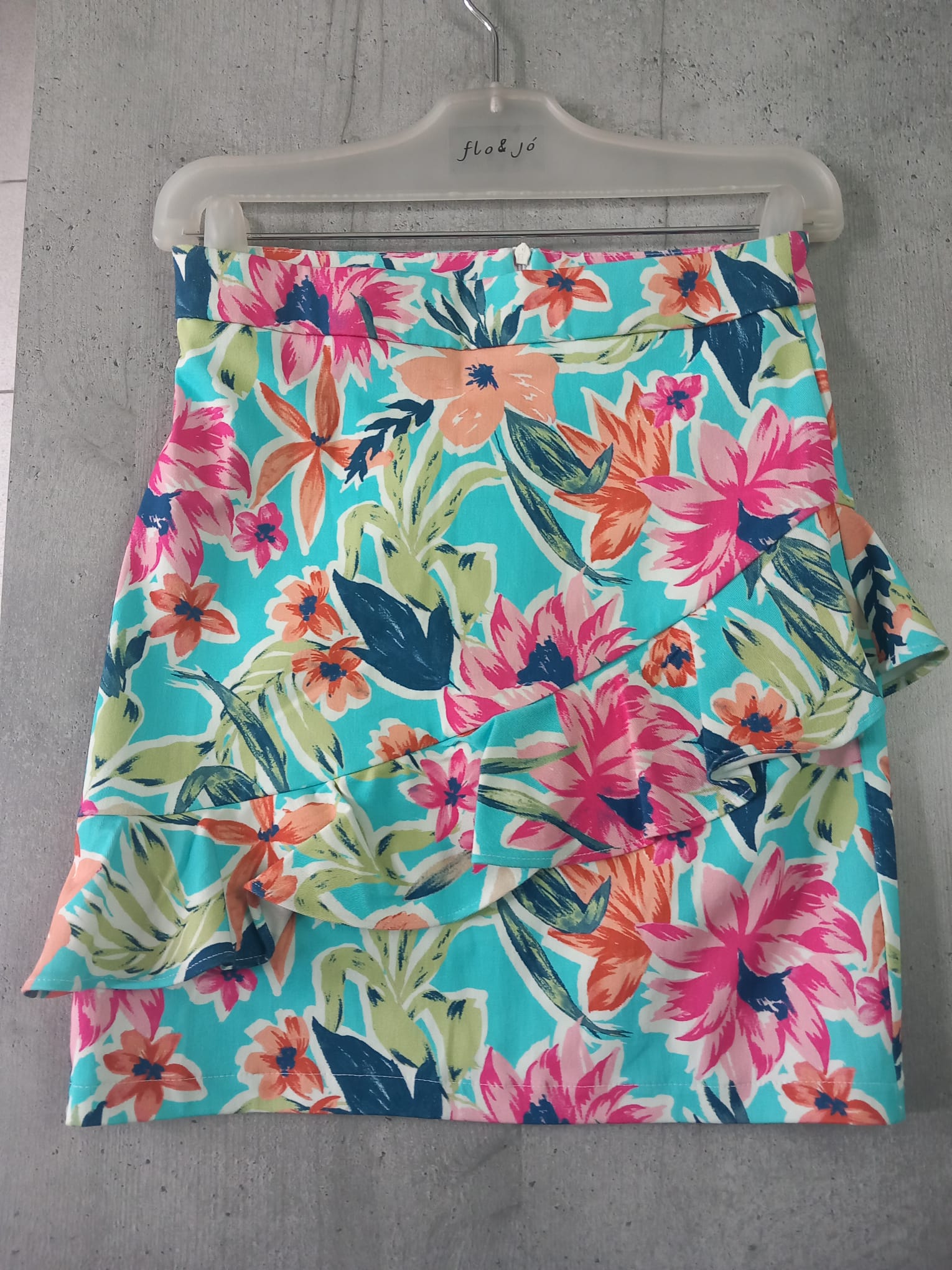 Fustă damă înflorată